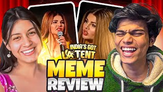 Funniest meme review ever || Rakhi sawant on latent  || funny meme review with Kanika😂