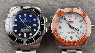 Rolex Vs Omega: Rolex Sea Dweller vs Omega Seamaster Planet Ocean Dive Watch Comparison Test