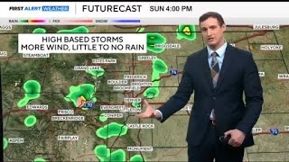 Stormy pattern across Colorado for the week