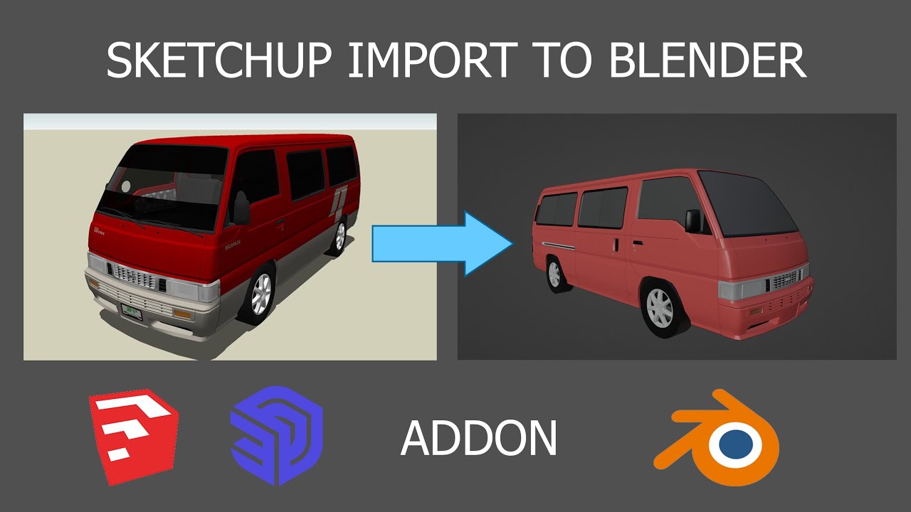 Sketchup Importer 2022 (SKP) Addon To Blender 3.0 - YouTube