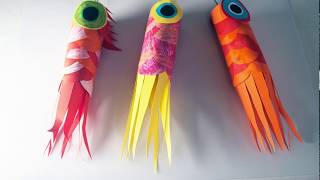 How to make a Koinobori (traditional Japanese paper fish)