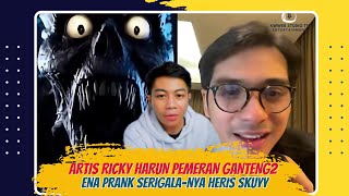 ARTIS RICKY HARUN PEMERAN GANTENG2 SERIGALA KENA PRANK SERIGALA-NYA HERIS SKUYY 😱😱😱