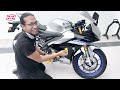 beli motor baru dan jatuh... modifikasi upgrade safety dan security yamaha r15m