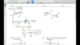 9 4 Converse Theorems for Parallel Lines