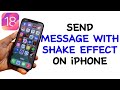 How to Send Message With Shake Effect on iPhone iOS 18