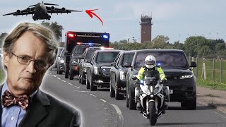 (RIP) Legend David McCallum Funeral Video. Tributes As Body Carried with Expensive Cars and Jet