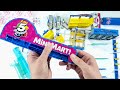 unboxing and building the mini brands series 3 mini mart