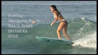 Surfing Beach Break I Narigama Hikkaduwa I Sri Lanka 2018