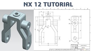 NX 12 Tutorial #36 | 3D Model Basic Beginers