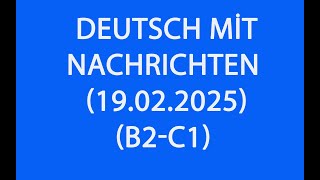 Deutsch lernen mit Nachrichten –  Lawrow und Rubio verhandeln über Ukraine | Tägliche Nachrichten