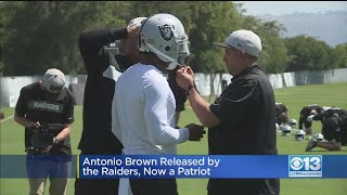 Antonio Brown Cut By Raiders, Signed By New England