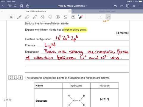 Bonding Exam Question (AQA A Level Chemistry) - YouTube