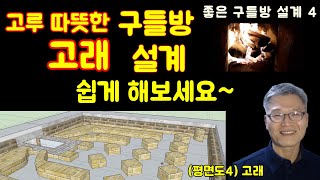 (구들 설계 4) 구들방 고래 설계 / 구들방 만들기/ 구들장 설계 / 구들방 시공 / 구들장 시공방법 / 구들장 놓는 법 / 구들장 설계도 / 구들 / 흙집 / Ondol