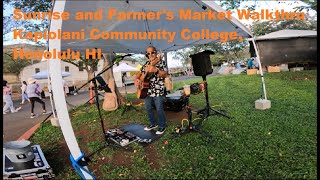 Honolulu Sunrise, KCC Farmer's Market Walkthru