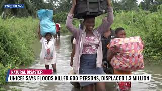 UNICEF Says Floods #illed 600 Persons, Displaced 1.3 Million In Nigeria