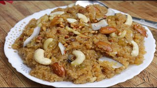 Rajasthani Lapsi | Fada Lapsi Healthy Sweet Daliya Dish | फाड़ा लापसी बनाने की आसान विधि 💕