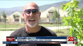 Tehachapi High School plants new trees after vandalism