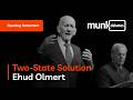 Munk Debate on the Two-State Solution - Ehud Olmert's opening statement