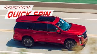 2023 Cadillac Escalade V | MotorWeek Quick Spin
