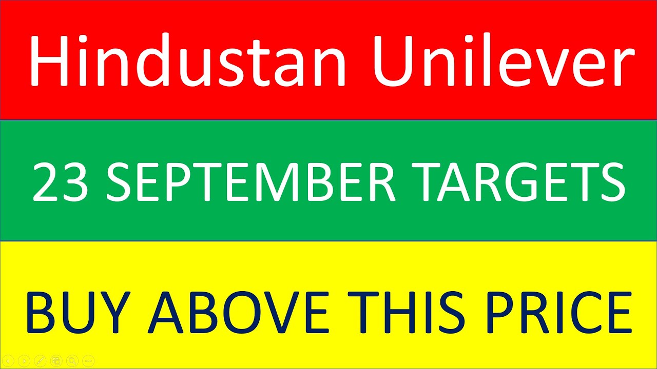 Hindustan Unilever Share News Today II Hindustan Unilever Share Target ...