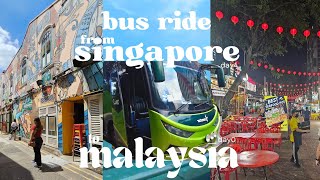 MY🇲🇾 Day 0 | How to travel via bus from Singapore to Malaysia + last minute trip to Bugis in SG!