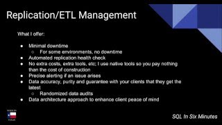 SQL Server Replication/ETL Solution