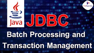 Batch Processing & Transaction Management in JDBC | Adv JAVA Tutorials |JDBC tutorial for beginners