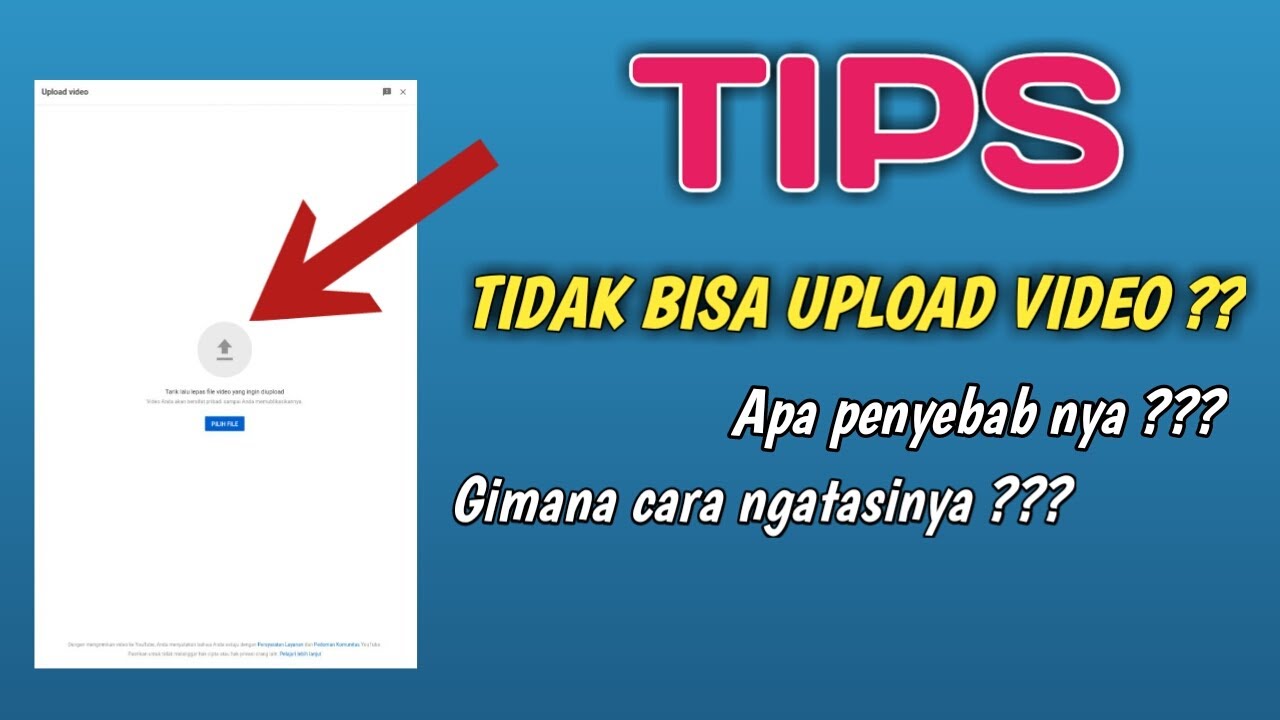 CARA MENGATASI TIDAK BISA UPLOAD VIDEO KE YOUTUBE BETA | TERBARU ...