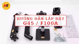 Hướng dẫn lắp đặt arm màn hình NB G45 F100A NorthBayou