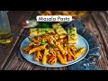 Masala Pasta Recipe - Indian Street Style Masala Pasta - Quick & Easy 30 Minutes Pasta - Desi Pasta