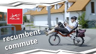 Commuting by recumbent bike - Honza Galla and his AZUB MINI