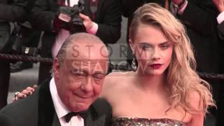 CANNES FILM FESTIVAL 2014 - Lara Stone and Barbara Palvin on the red carpet in Cannes