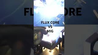 Flux core VS MiG! #welding