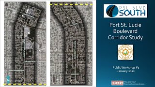 PSL Blvd south corridor study - 01/12/2022