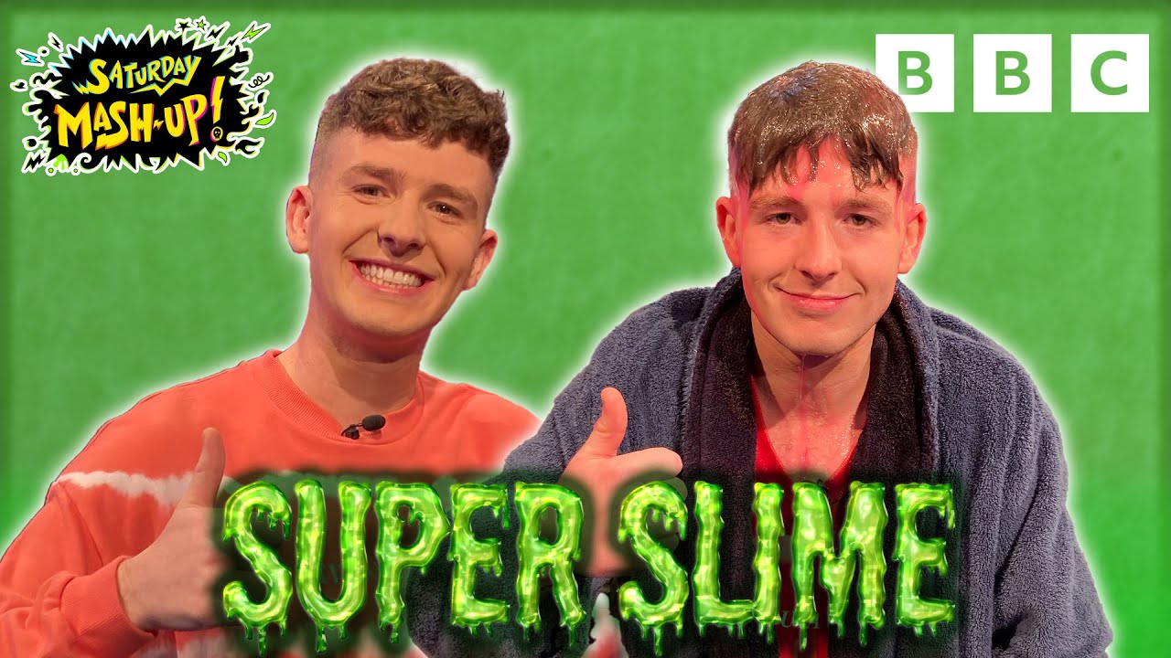 Adam B Gets Super Slimed! | Saturday Mash-Up! - YouTube