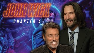 John Wick 4's Keanu Reeves and Ian McShane tease "pretty crazy" set pieces and runtime criticism