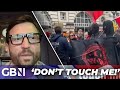 'You don't wear a BALACLAVA if you're there to behave!' | Adam Brooks attends anti-fascist march