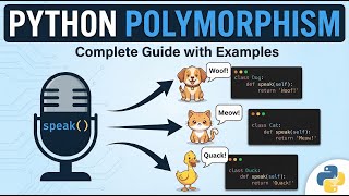 Python Polymorphism Explained | Complete Guide with Examples#Python #Programming #OOP