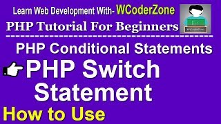 PHP Switch statement Tutorial - PHP Conditional Statements 2018 Update