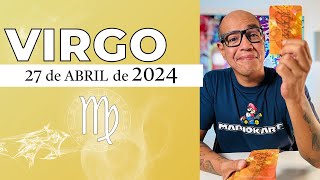 VIRGO | Horóscopo de hoy 27 de Abril 2024 | Tarde o temprano llegará ese gran éxito virgo