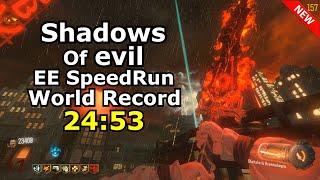 Shadows Of Evil Solo Easter Egg Speedrun World Record 24:53