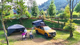 Ngga Full Team, Tapi Full Momen di PINUS ECOPARK! | Camping Bertiga Dengan Anak-Anak | #인도네시아캠핑