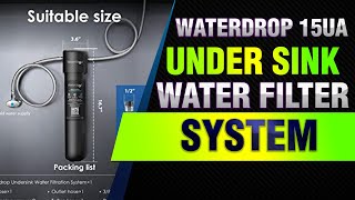 Waterdrop 15UA Under Sink Water Filter System, 16K Gallons Ultra High Capacity Main Faucet Under