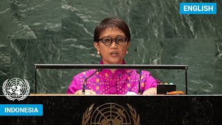🇮🇩 Indonesia - Minister for Foreign Affairs Addresses United Nations General Debate, 78th Session