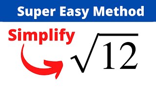 How to simplify a square root using a factor tree