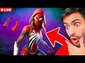 Avxry REACTS to SPIDER WOMAN in FORTNITE!