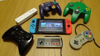 NES, SNES, N64, GC, Wii, WiiU...All Nintendo Controllers working on the Switch