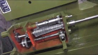 How to fit gear box part of lathe machine hi class lathe machine #technology #hardwork