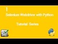 1. Selenium Webdriver with Python Tutorial - Installing Firefox Plugins