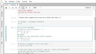 Learn Python From Beginner To Advanced Level : 32 Tutorial 32 Python Statements And Comments